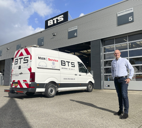 Manager Service & Parts Teun de Vos - BTS